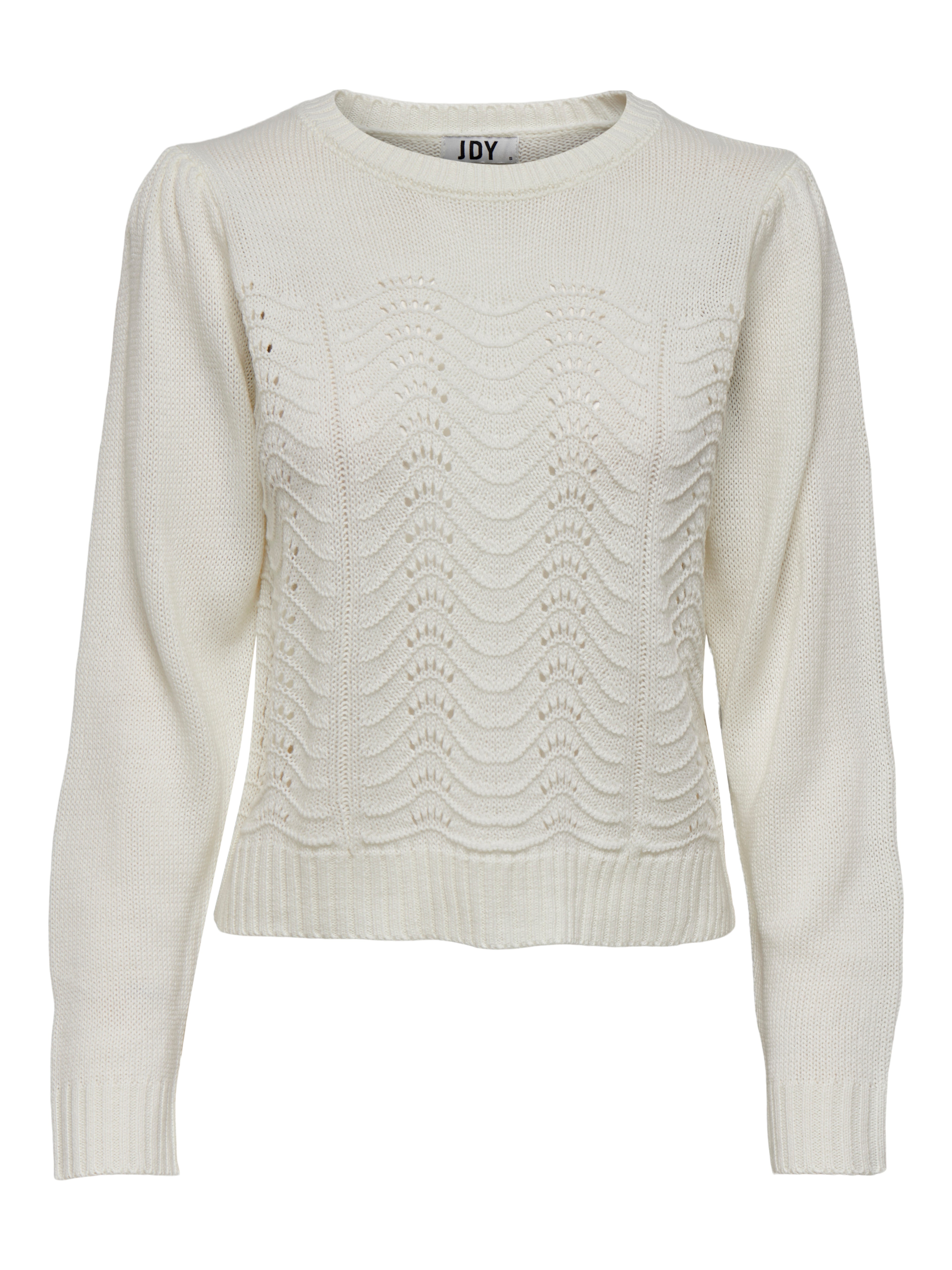 JDYMILO Strickpullover Cloud Dancer