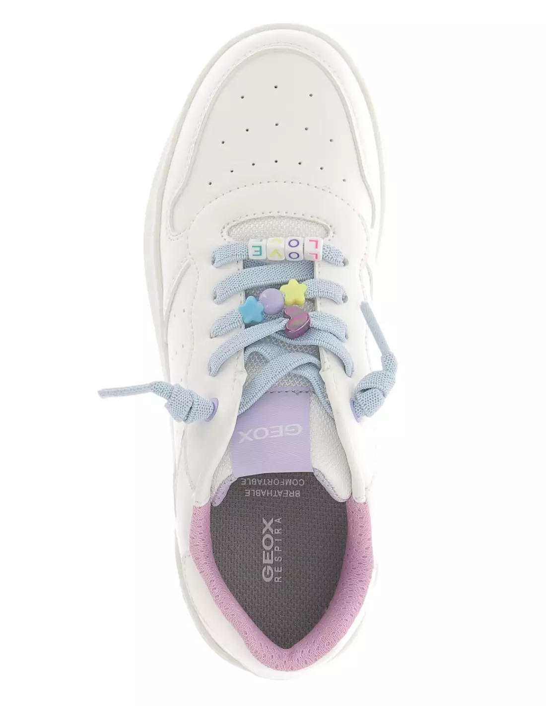 GEOX WASHIBA - Baskets C0653WHITEMULTICOLOR