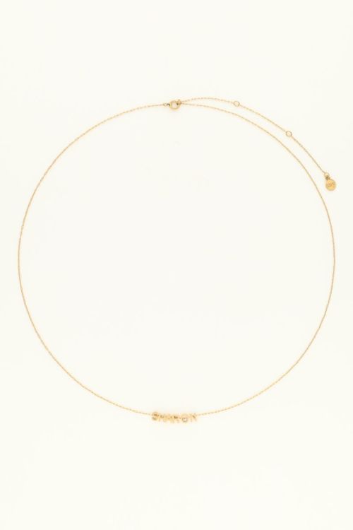 Atelier lange ketting met initials