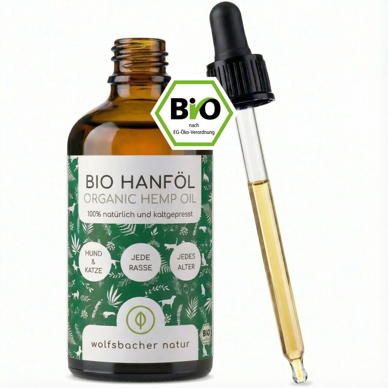 Wolfsbacher Natur Bio Hanföl 50 ml