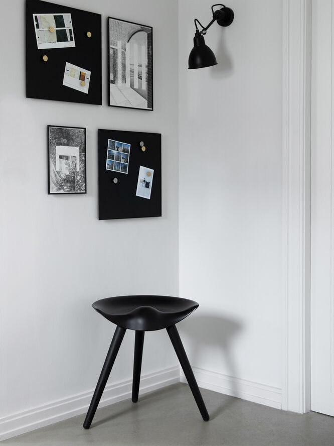 Audo Copenhagen Silhouette print - 50X70 Sort/hvid