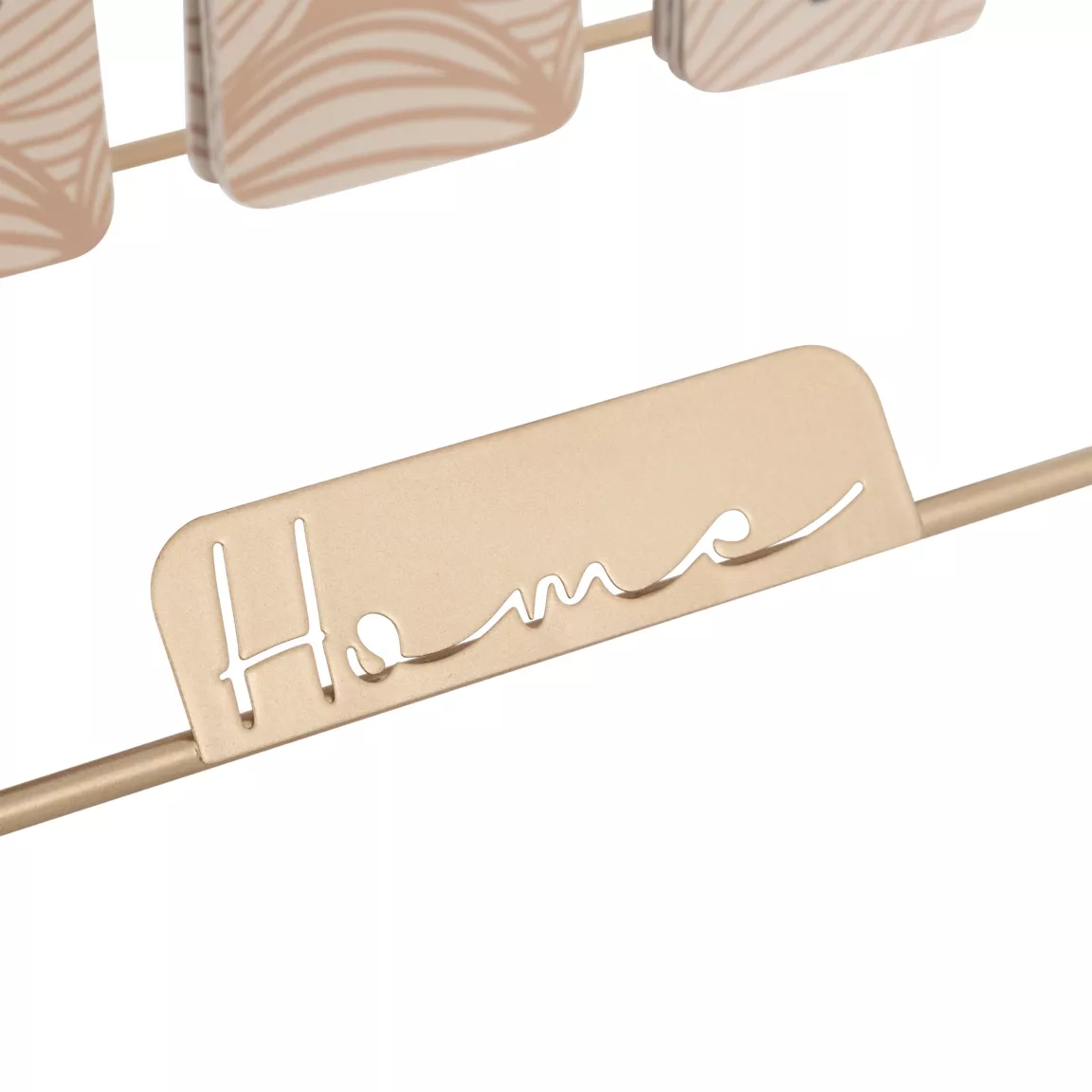 Calendrier perpétuel métal (H17 cm) Automne Rose