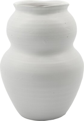 House Doctor - Vase - Juno - Keramik - Hvid - 22,5 CM
