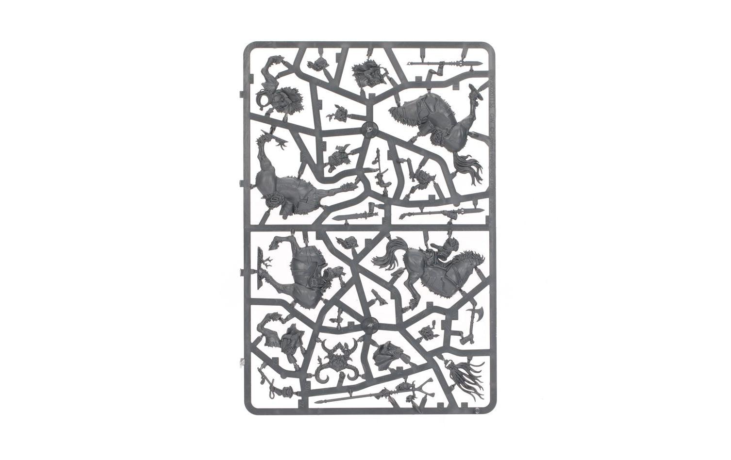 Warhammer Age of Sigmar Darkoath FellridersWarhammer Age of Sigmar Miniaturen: Salves to Darkness – Finsterschwur-Grauensreiter