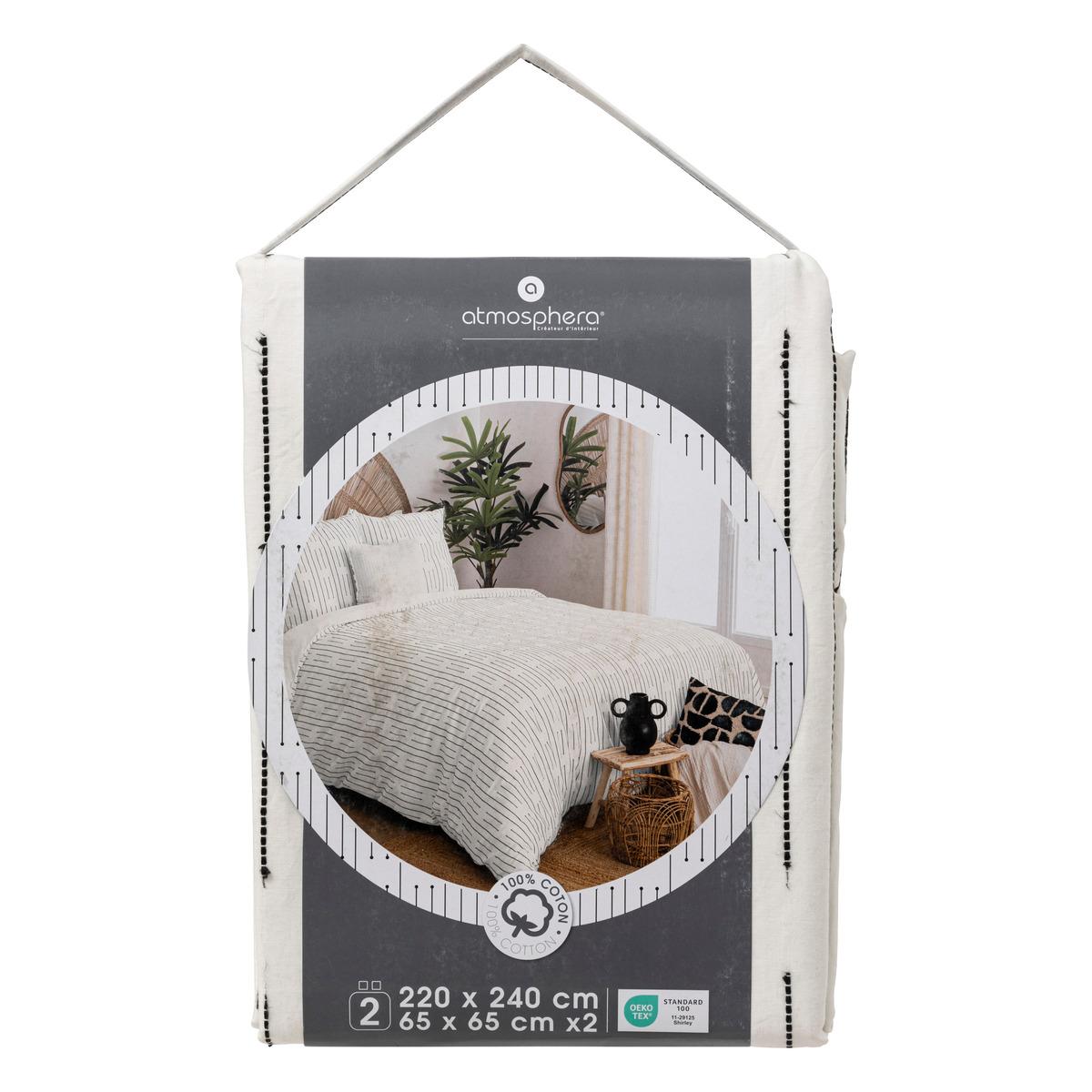 PARURE COTON DOBBY KAIN 240X220CM