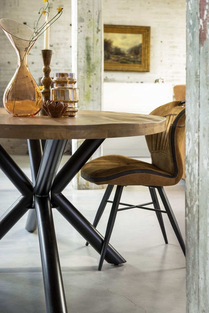 Feelings Wonen Splash Eetkamerstoel Cognac
