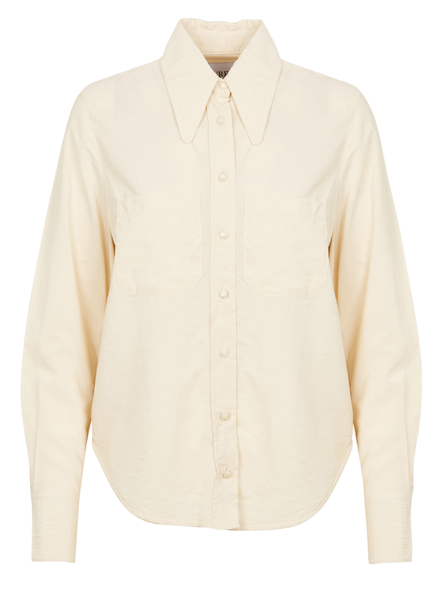NEW TREE - Chemise droite col classique en coton | Blanc