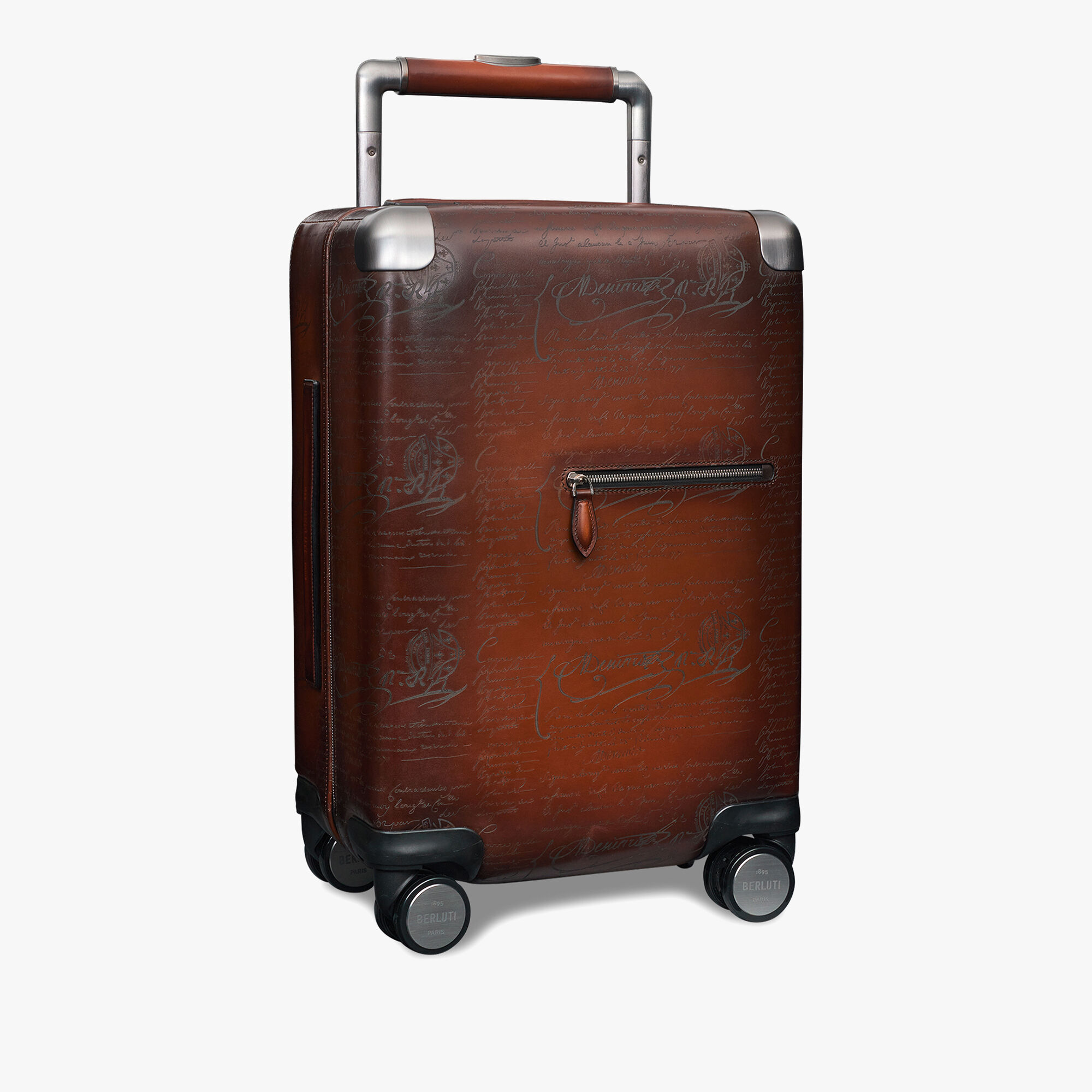 Bagage Roulant Formula 1005 En Cuir Scritto