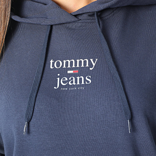 Sweat Capuche Femme Essential Logo 3573 Bleu Marine