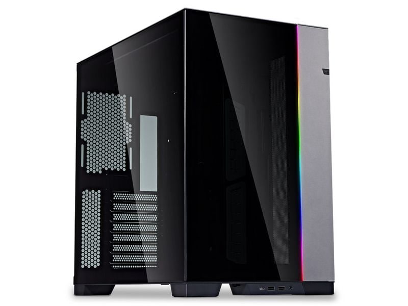 Lian Li PC-Gehäuse 011 Dynamic EVO Grau Vielseitig einsetzbarer Midi-Tower mit Sichtfenster