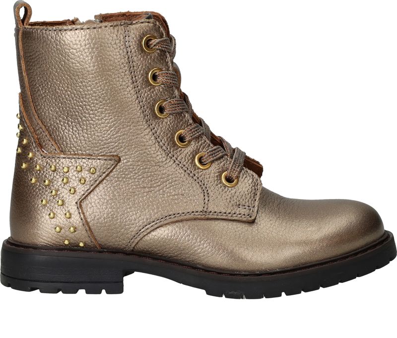 IK-KE Veterboots Goud Meisjes