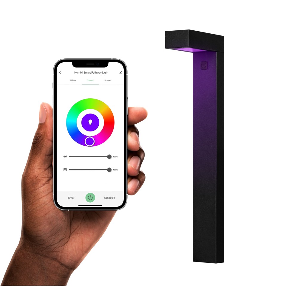 Hombli - Smart Udendørs Pathway Light, Sort (single)