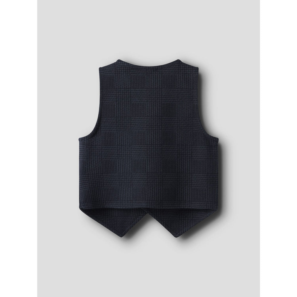 Køb Name It Navy Blazer Check Nmmrobino Vest Unb