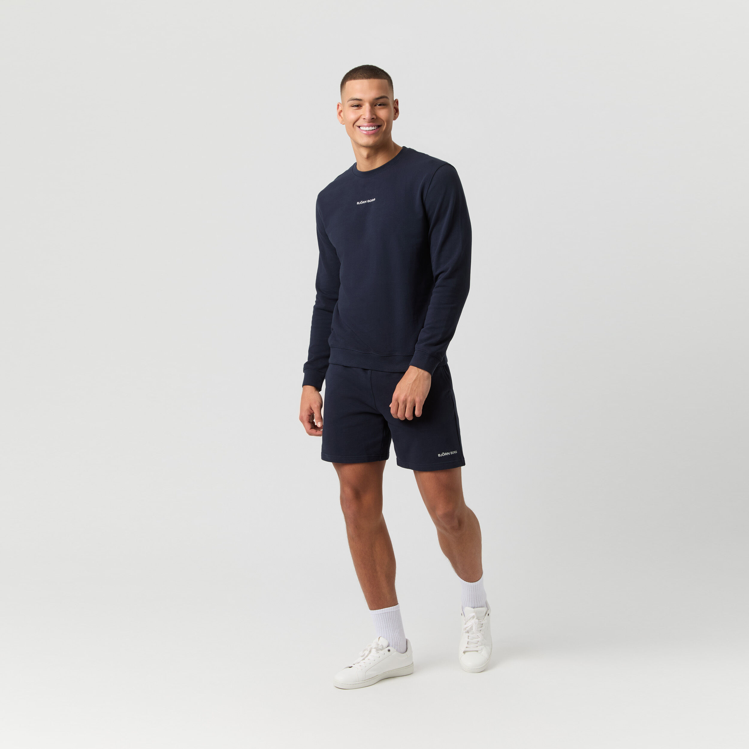 Björn Borg Classic Sweat-shirt Hommes - Bleu Foncé