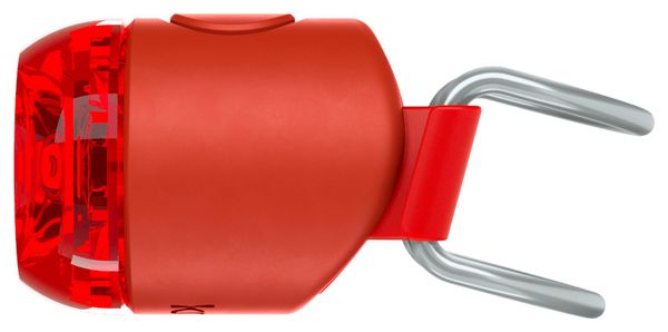 Paire d'Eclairages Knog Blinder Road 400 Noir   Plug Rear Rouge