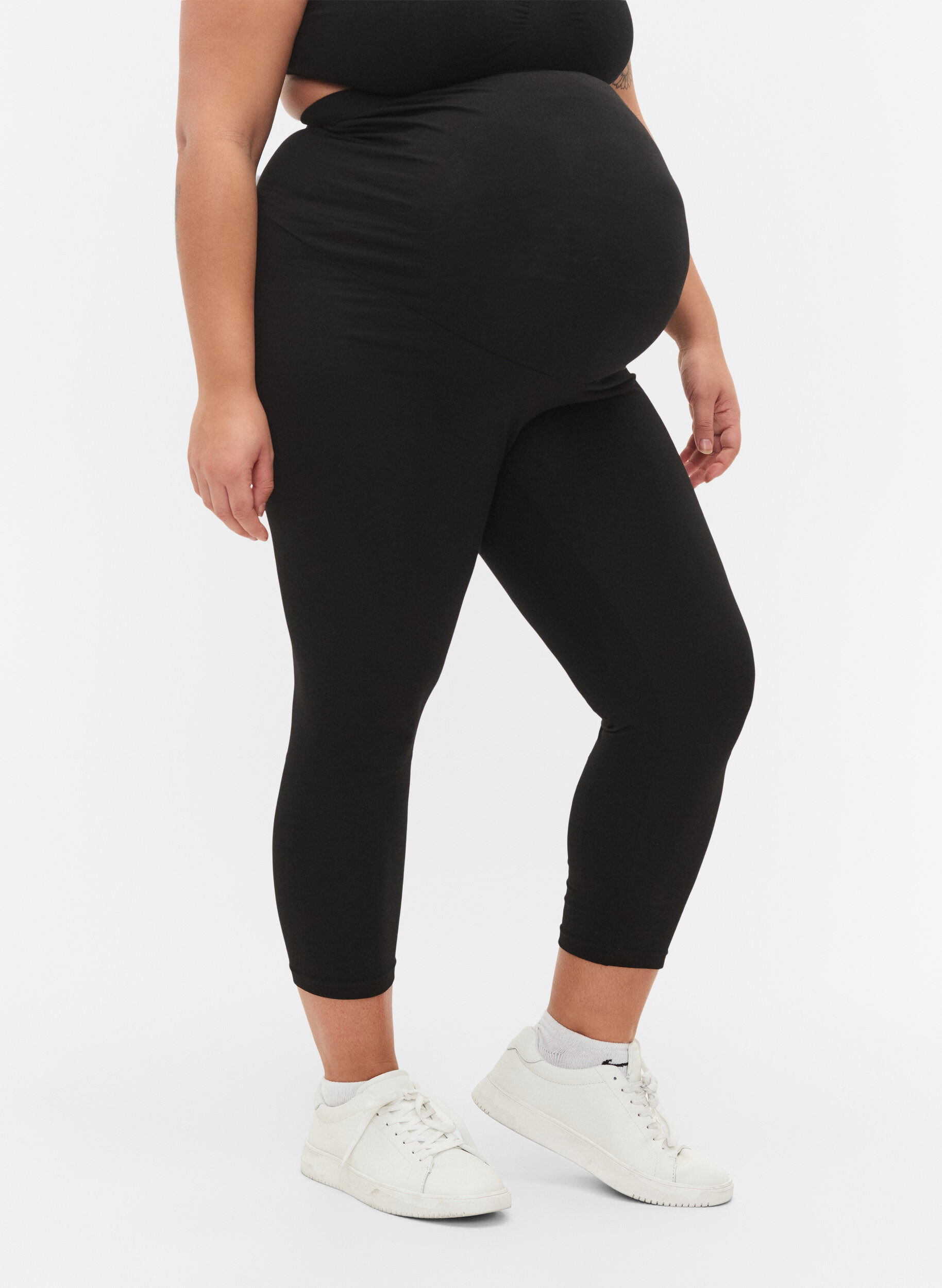 Graviditets leggings med 3/4 længde