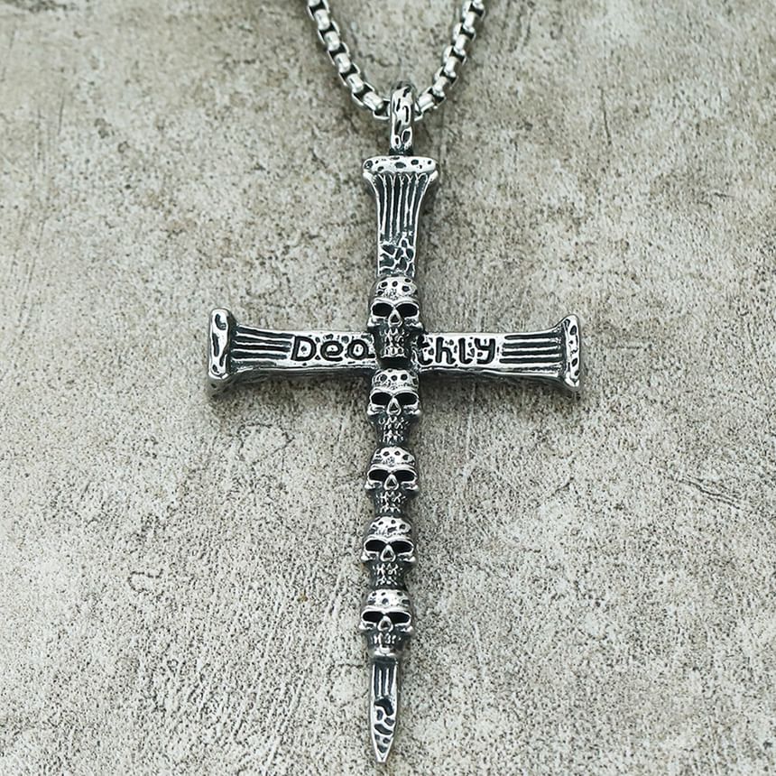 Sigil - Schedelkruis ketting / bedel