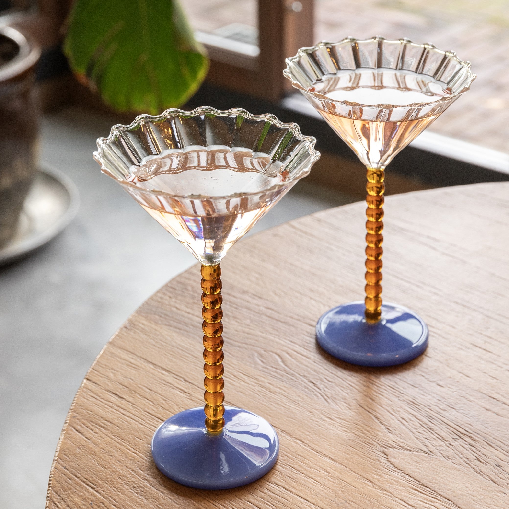 &k amsterdam Perle Coupe 2 st. - Amber