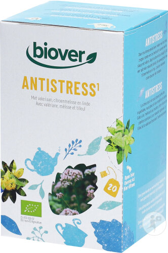 Biover Antistress Valériane/Mélisse/Tilleul 20 Pièces