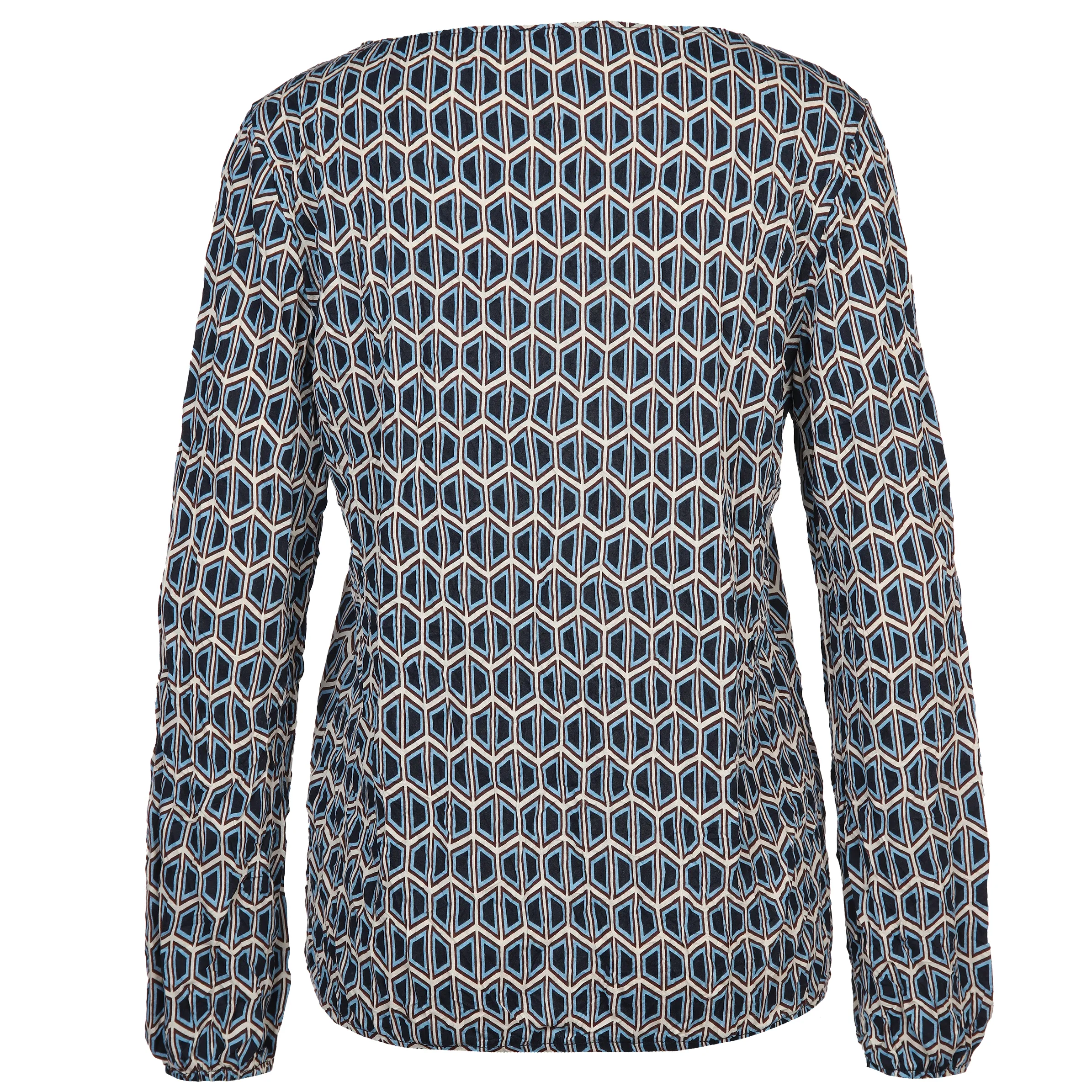 Damen Crinclebluse im Alloverprint