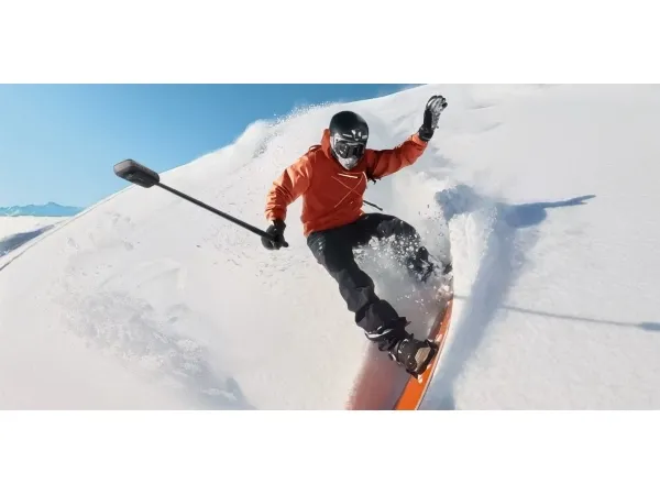 Insta360 X5 - 360° action-kamera - 8K / 30 fps - 72 MP - Bluetooth, Wi-Fi op til 15 m - sort