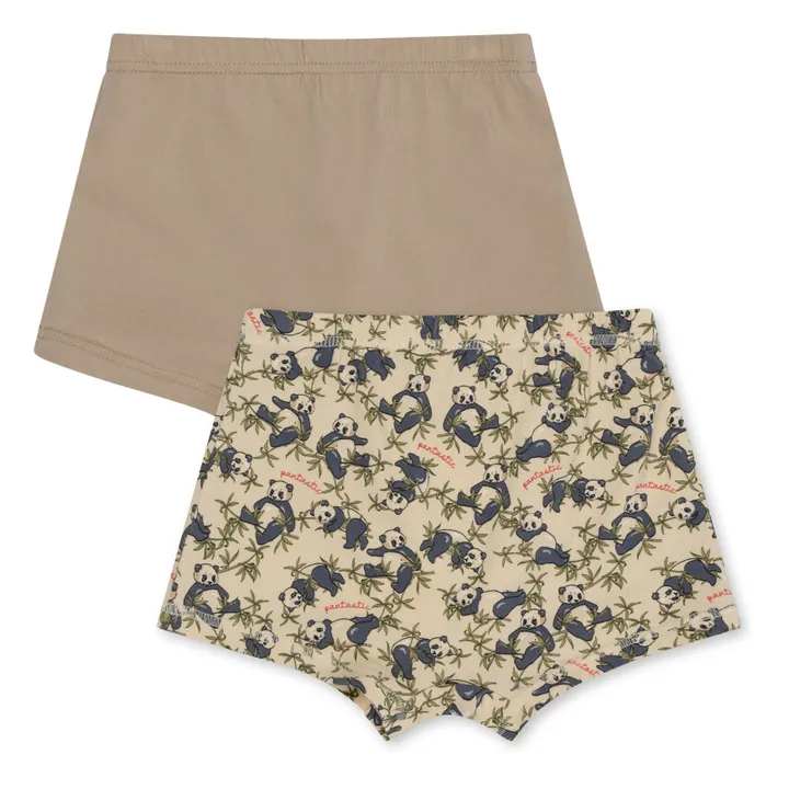 Konges Sløjd Lot 2 Caleçons Coton Bio | Beige