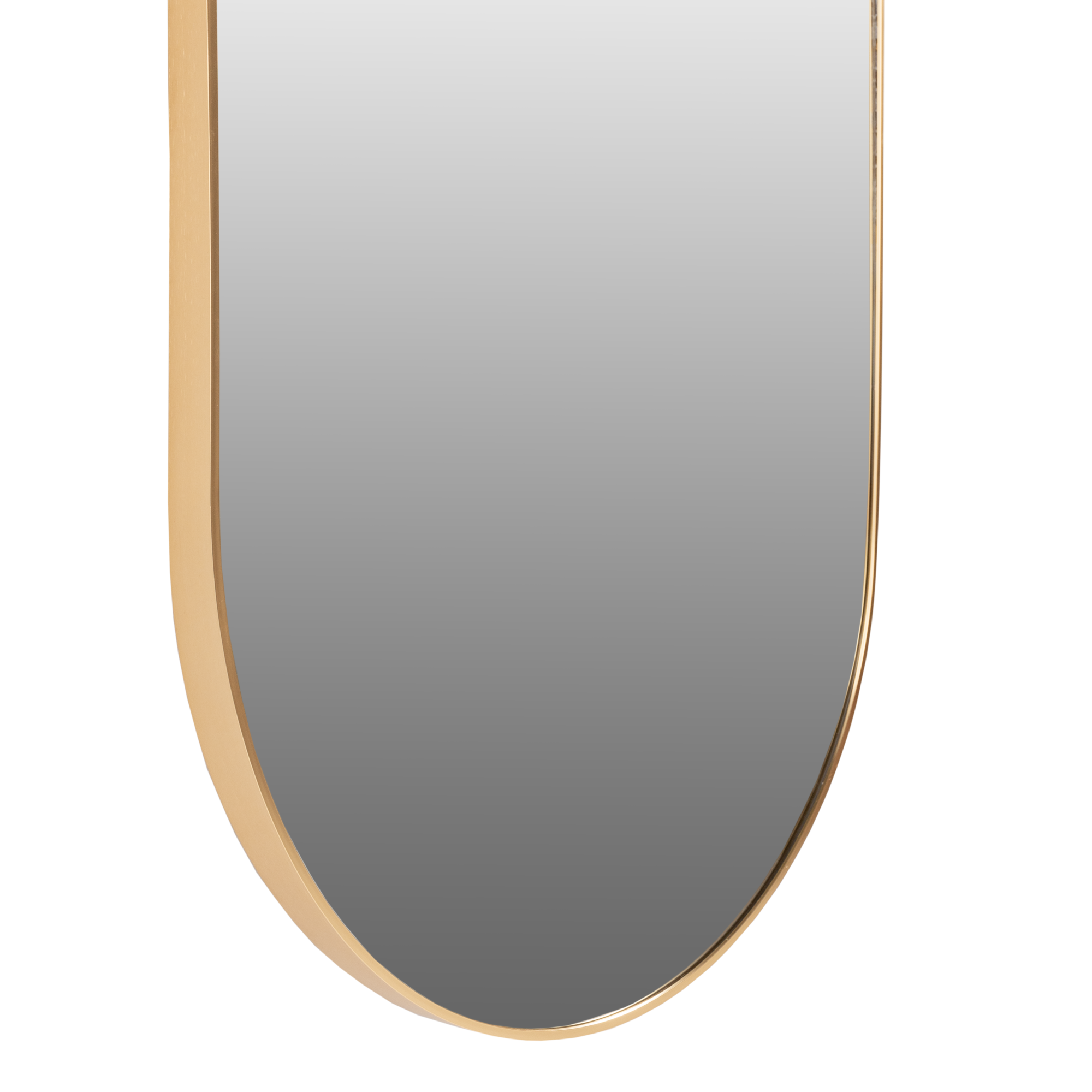 Spiegel ovaal 70x200 - goud