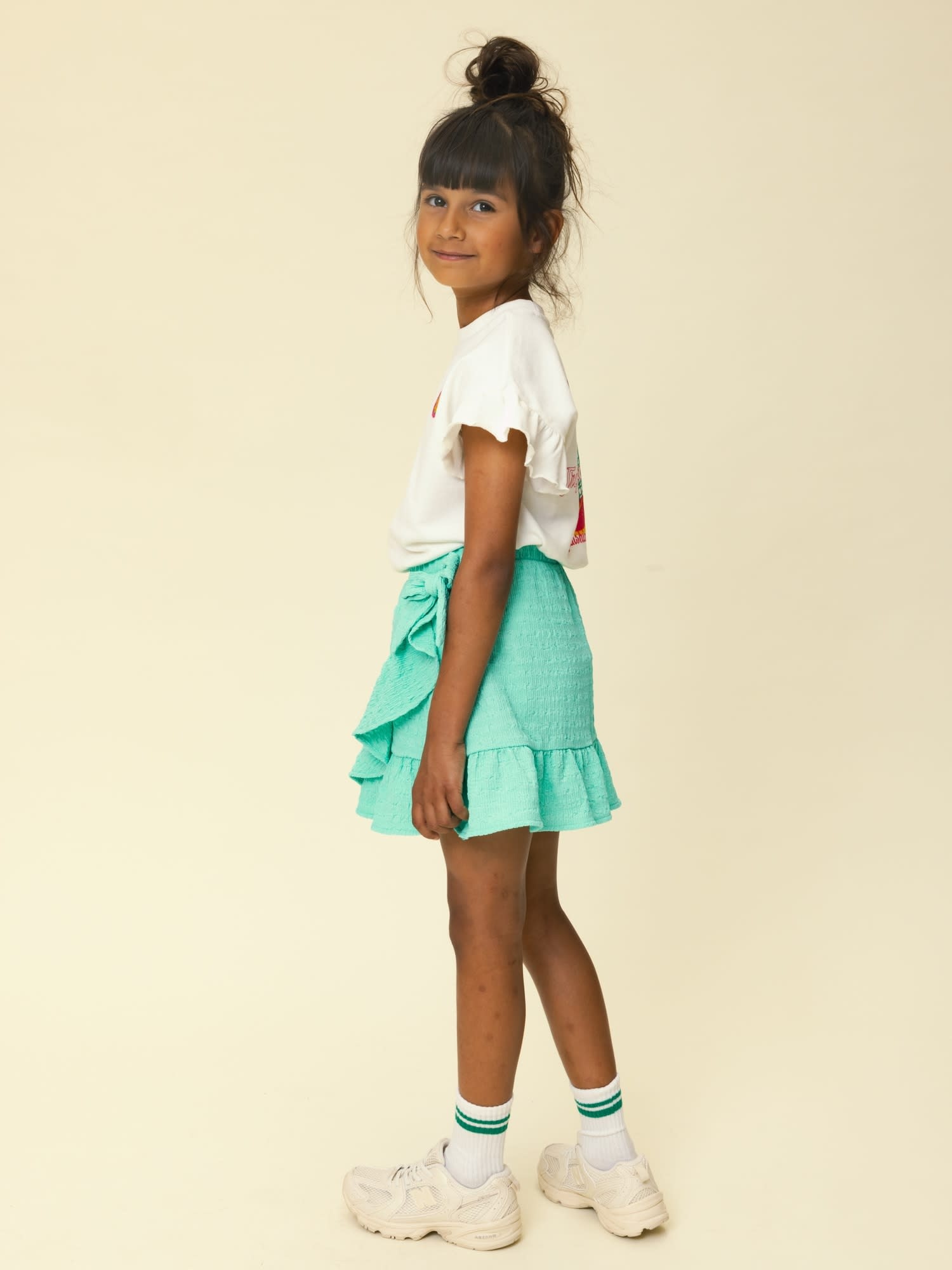 Looxs Looxs little crinckle skirt bright green