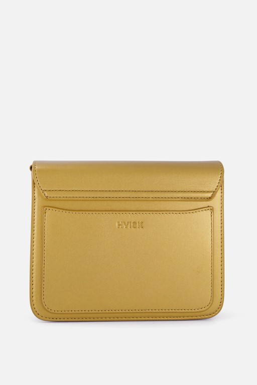 HVISK Cayman Pocket Shiny goud Crossbody