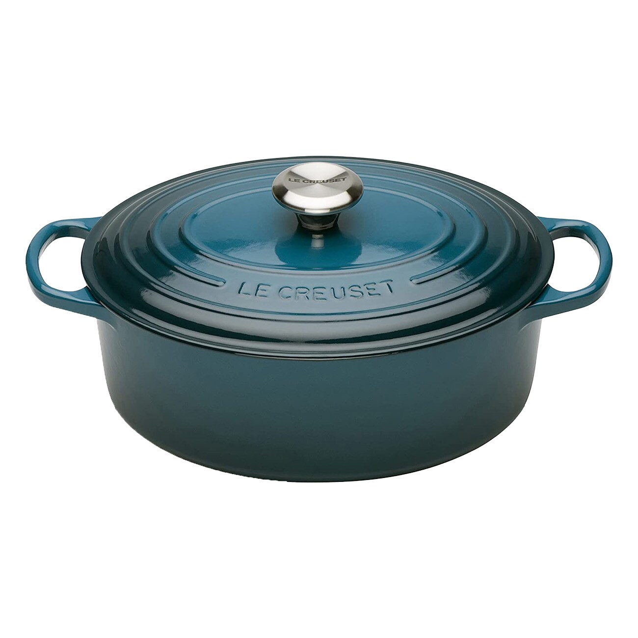 Le Creuset Bräter oval 29 cm schwarz Topf
