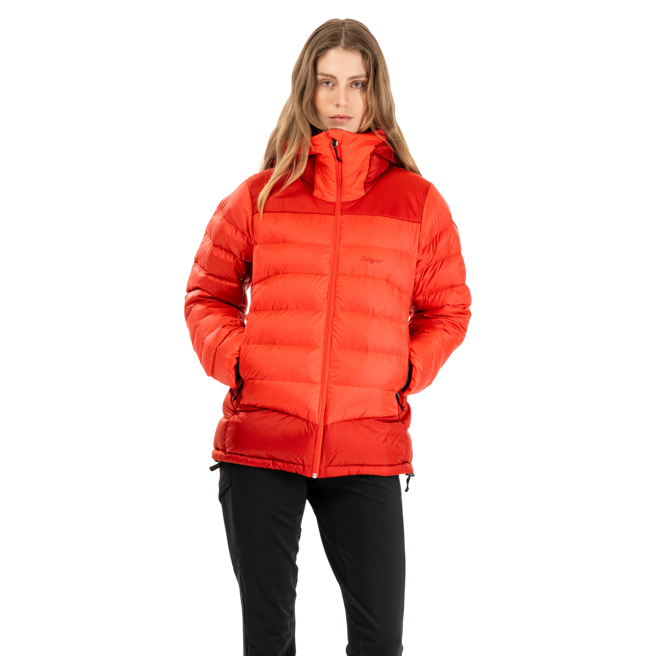 Vaagaa Allround Down Jacket Women Peachy Red / Crimson Red