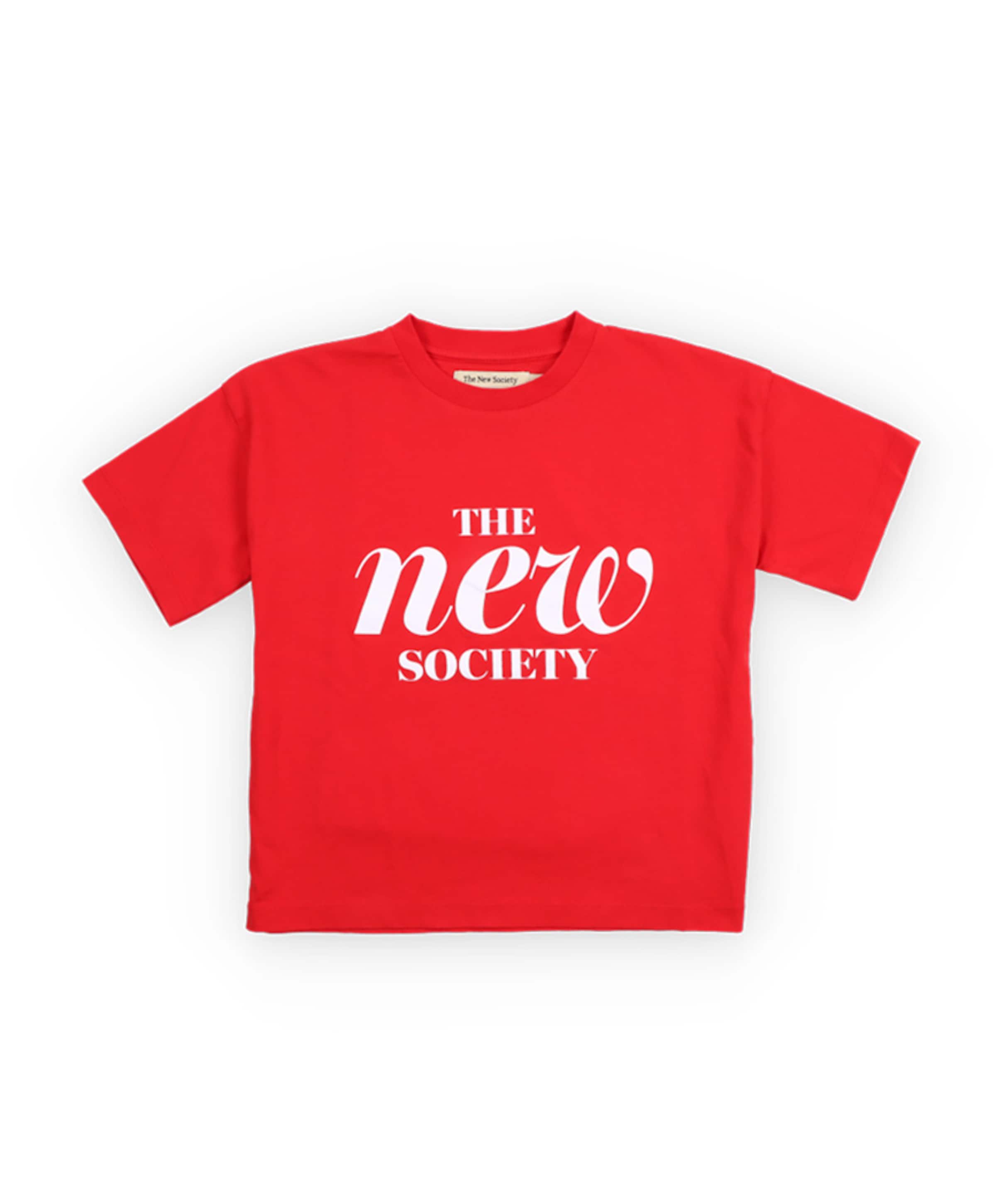 The New Society Uniseks T-shirt rood