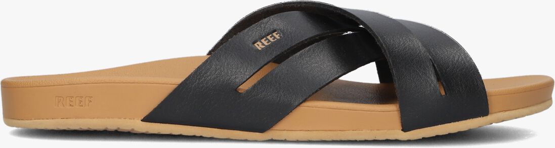 REEF zwarte reef slippers cushion spring bloom