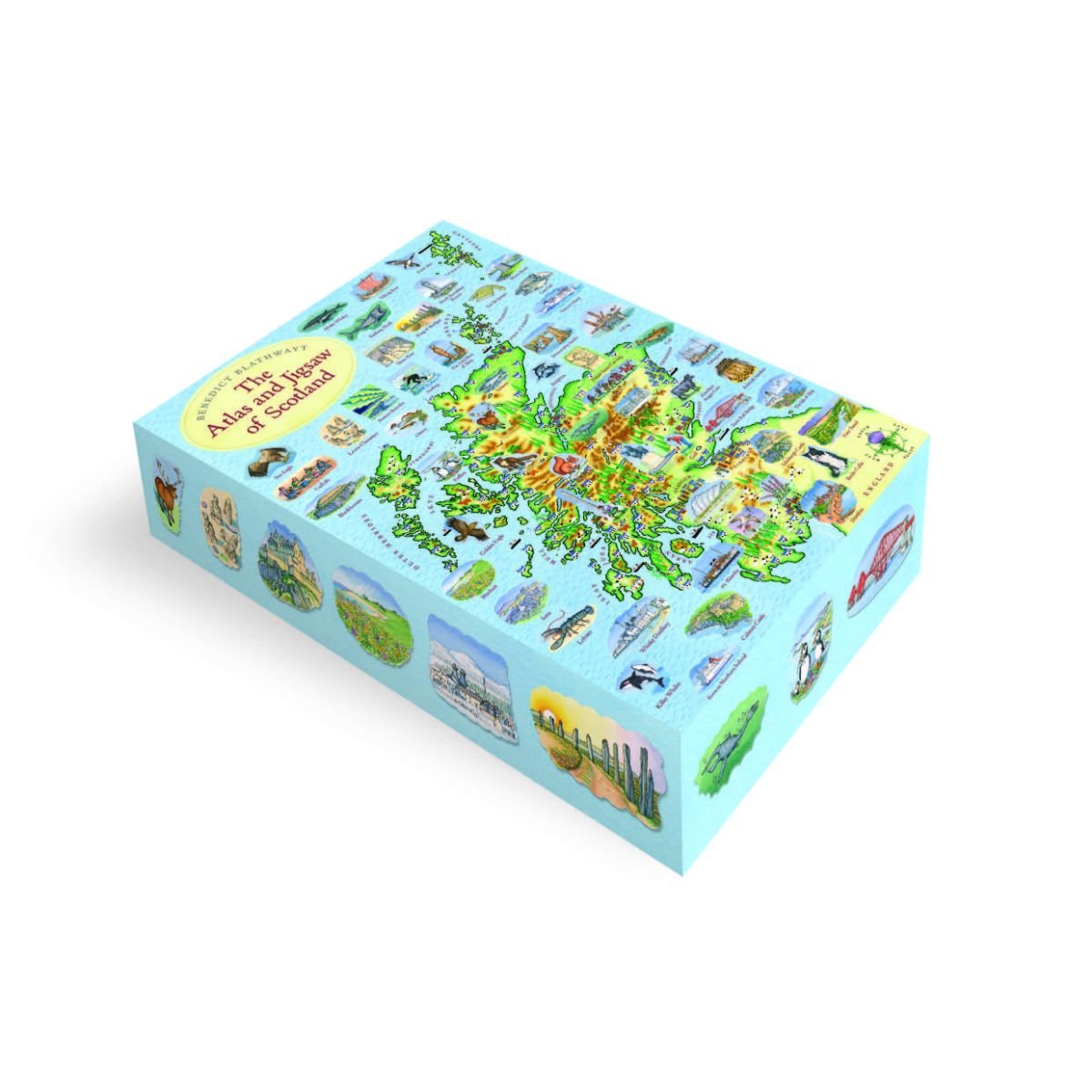 Scotland Map 300 Piece Jigsaw Puzzle (Jigsaw)