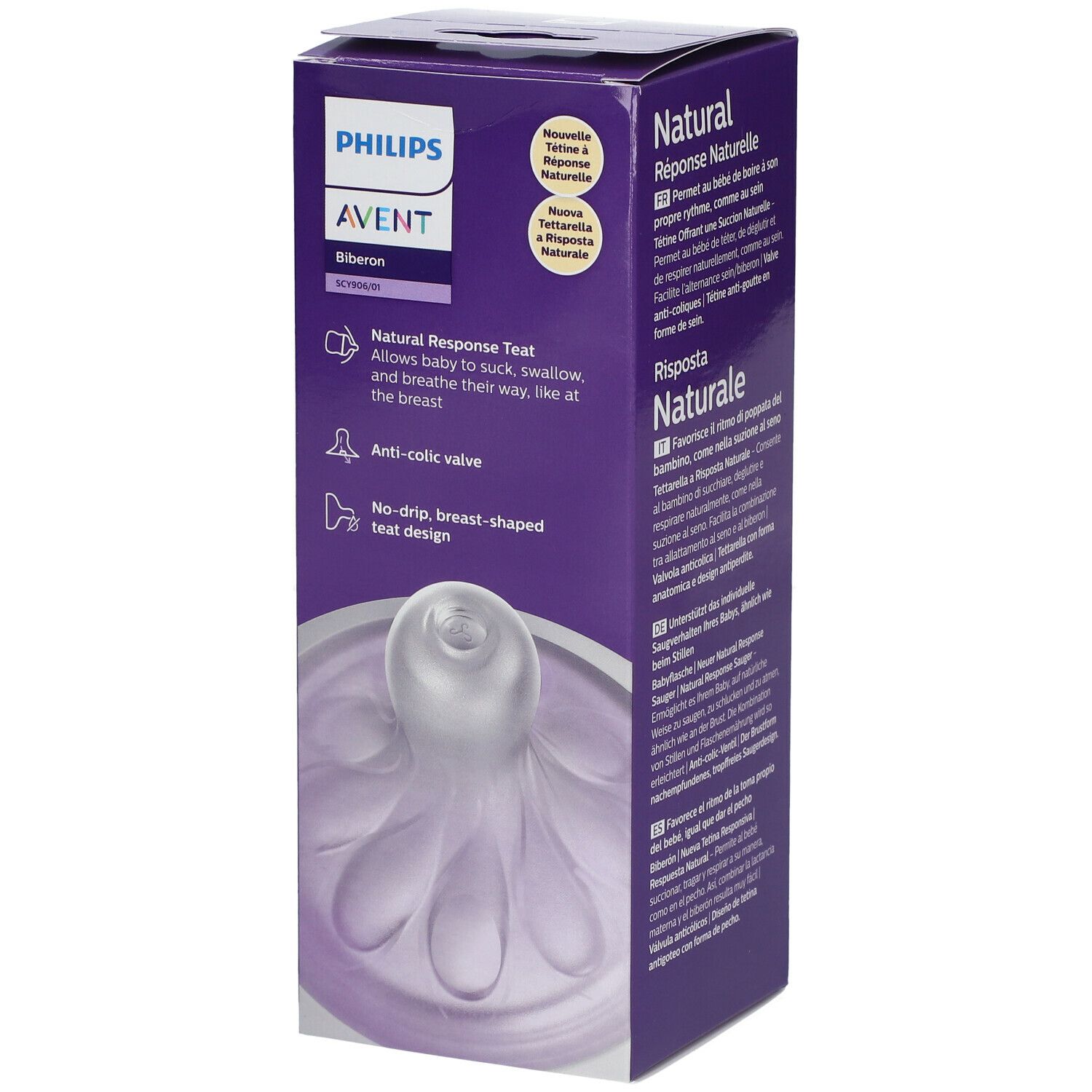 PHILIPS Avent Natural Response Babyflaschen mit natürlicher Reaktion 330 ml SCY906/01