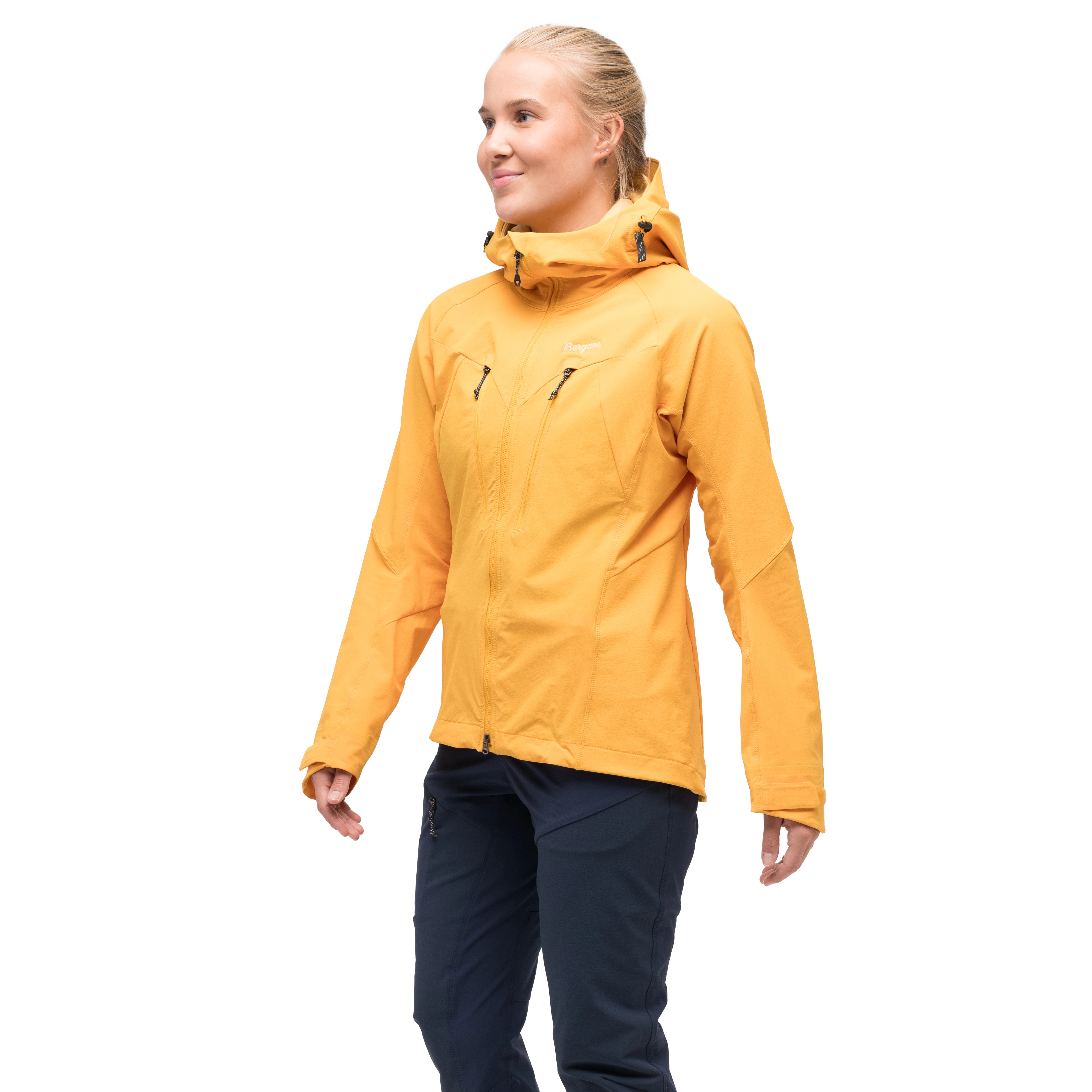 Tind Softshell Jacket Women Marigold Yellow