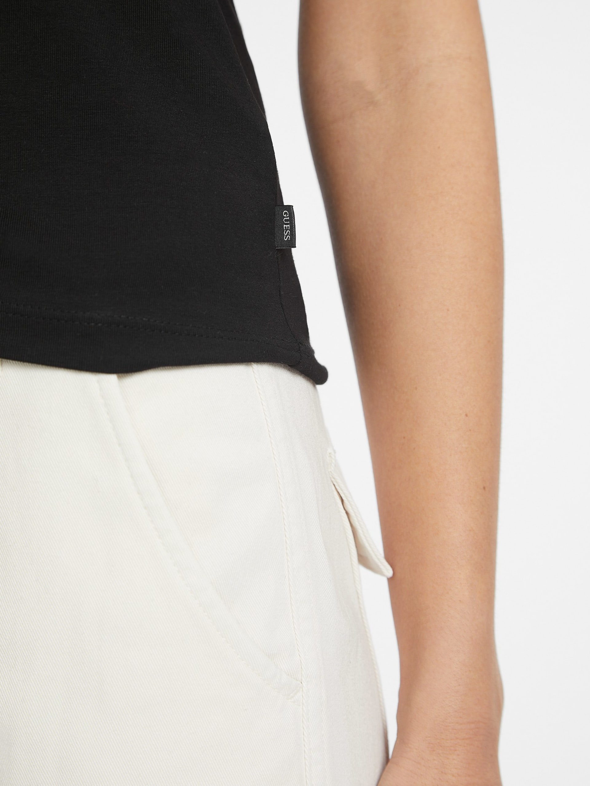 Camiseta Slim com Logo