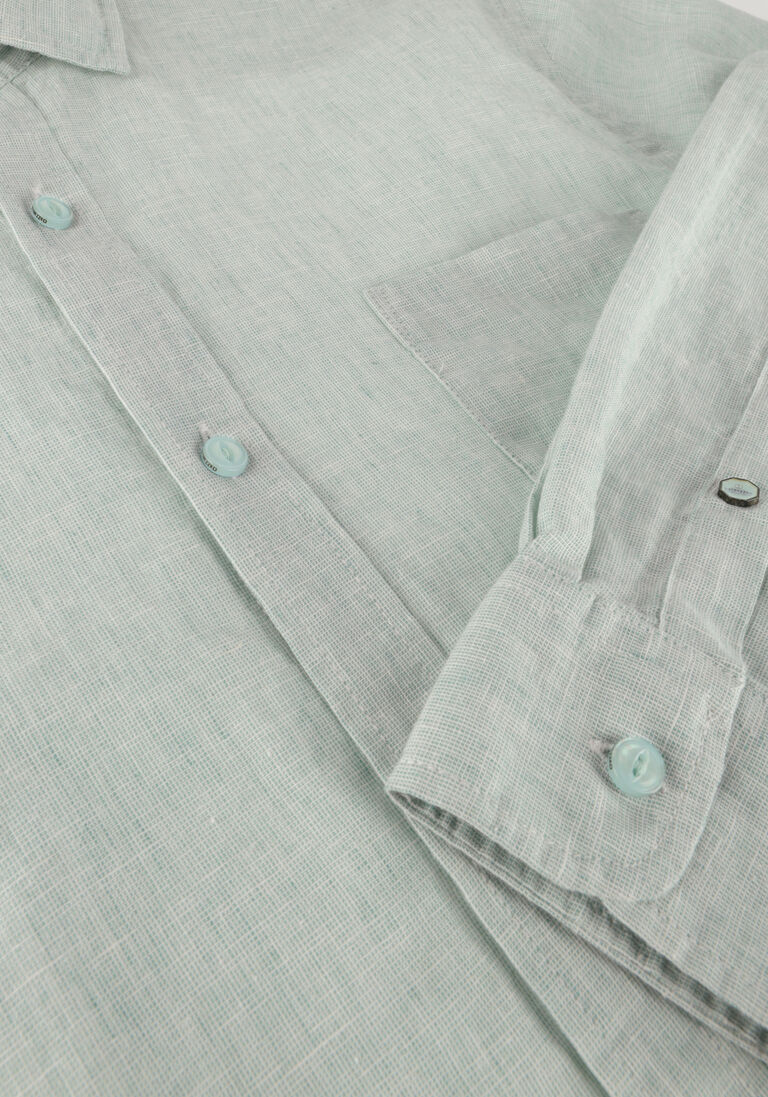 DSTREZZED mint dstrezzed casual overhemd shirt linen melange