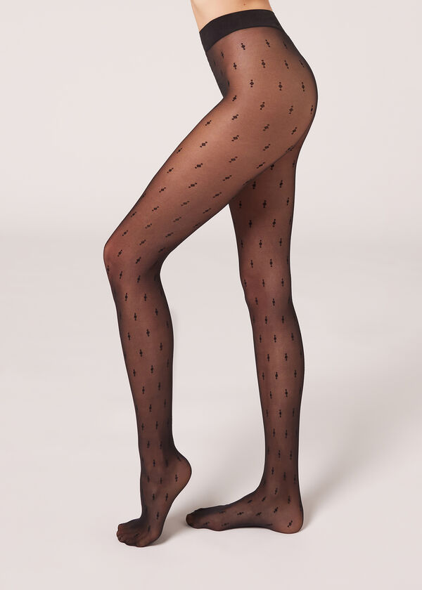 Meia-calça transparente Diamond 30 Denier