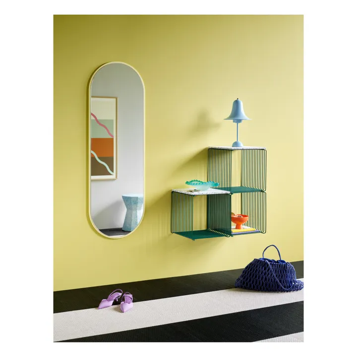 Montana Furniture Top panel pour module Panton wire | Marbré blanc