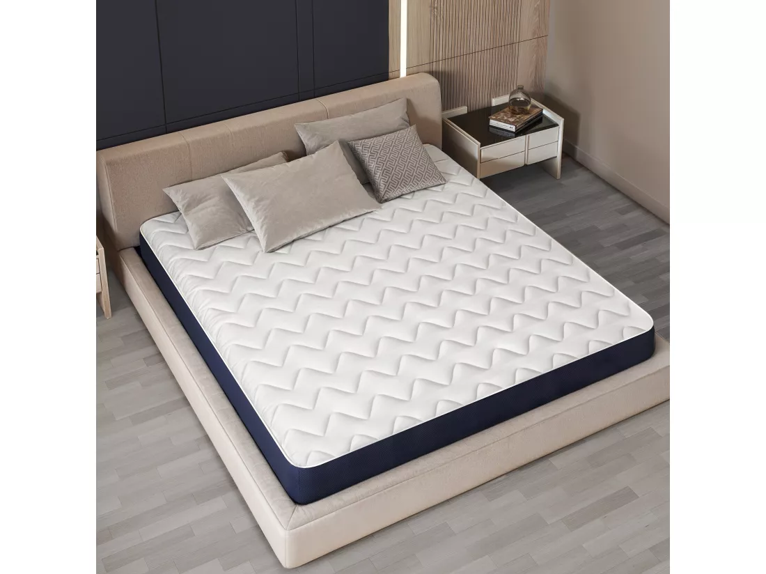 Matelas ESSENTIAL 160 X 200 Waterfoam Hypoallergénique 10CM made in Italy