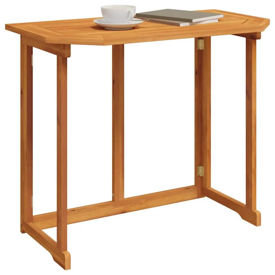 vidaXL - Balkontafel - Bruin - Hout