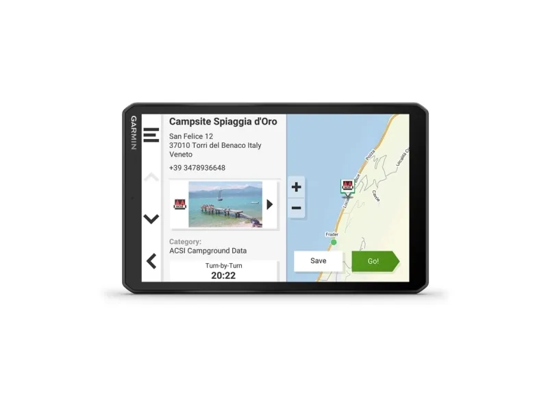 Garmin Camper 895 - Automotiv widescreen