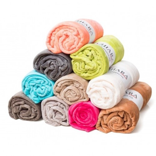 Manta de lã extra macia Chiara, cor menta.