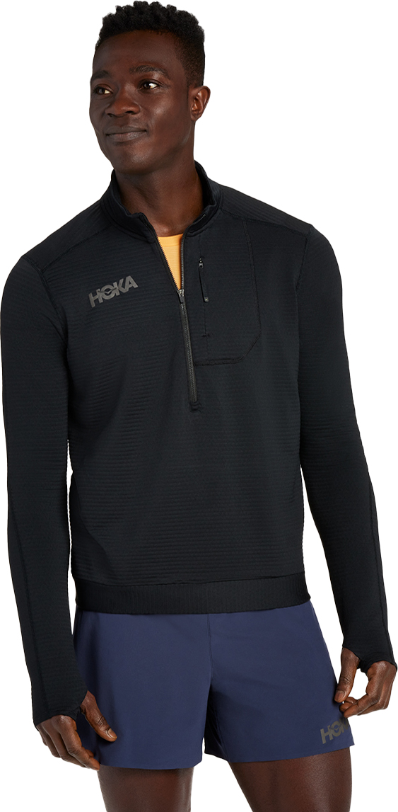 Half Zip Herre Black