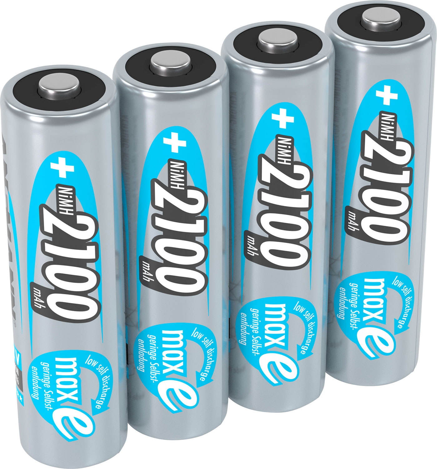 Ansmann Mignon AA 1,2 V / 2.100 mAh Akkubatterie Wiederaufladbar (4er Pack)‌