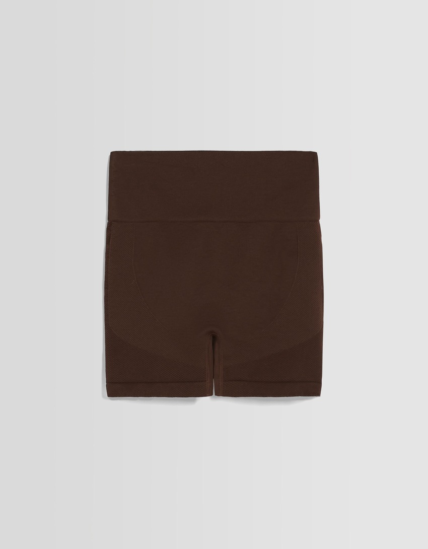 Leggings de ciclismo push-up sem costura
