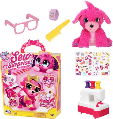 Scruff-A-Luvs Kosedyr Sew Surprise, Rosa