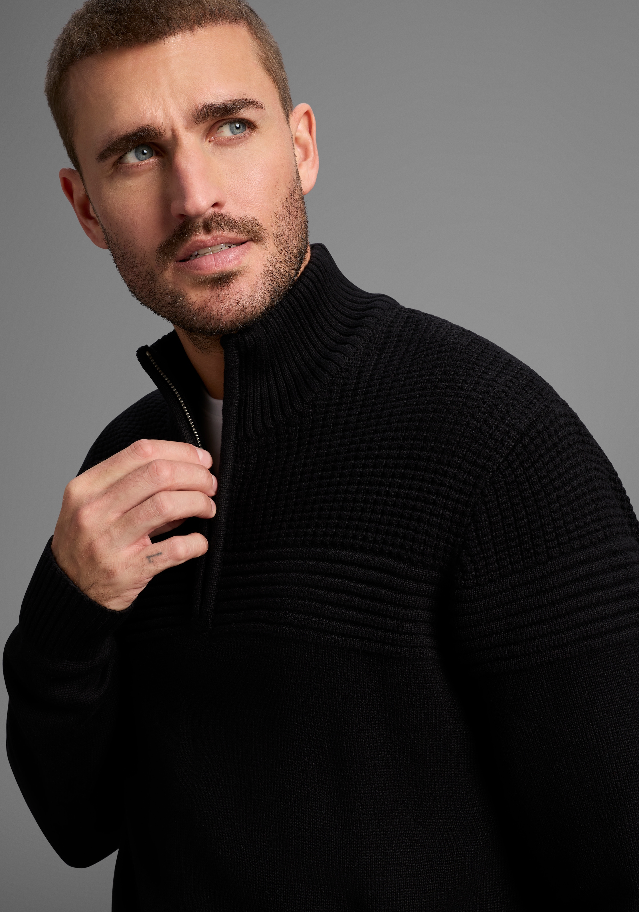 Bruno Banani Troyer , mit Reissverschluss