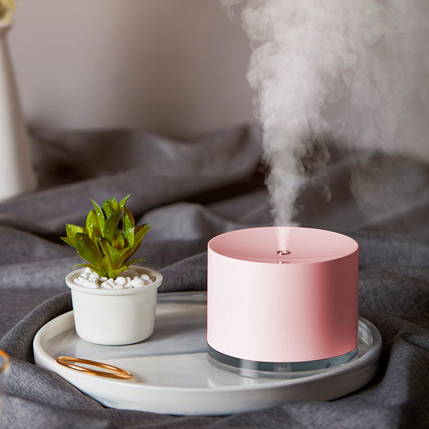 Nachtwaechter Luftbefeuchter Mina pink